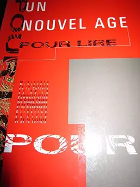 Couverture du produit · Un nouvel âge pour lire