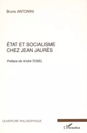 Couverture du produit · Etat et socialisme chez Jean Jaurès