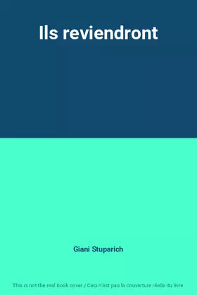 Couverture du produit · Ils reviendront