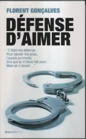 Couverture du produit · Defense d'aimer
