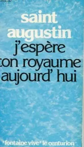 Couverture du produit · J'espère ton royaume aujourd'hui