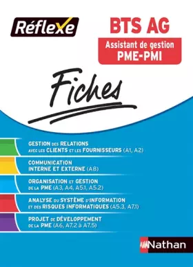 Couverture du produit · Fiches Réflexe - BTS Assistant de Gestion PME-PMI
