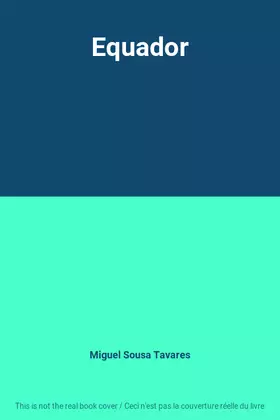 Couverture du produit · Equador