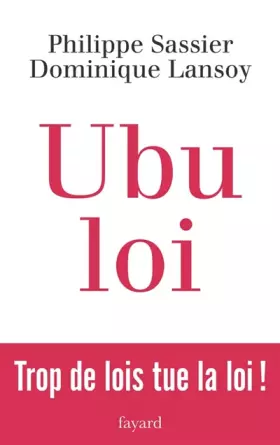 Couverture du produit · Ubu Loi