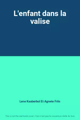 Couverture du produit · L'enfant dans la valise