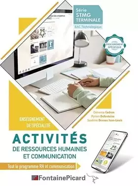 Couverture du produit · Activités de ressources humaines et communication Enseignement de spécialité Série STMG Terminale bac technologique