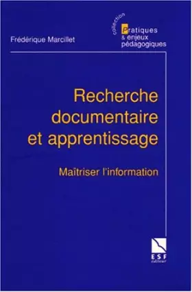 Couverture du produit · Recherche documentaire et apprentissage