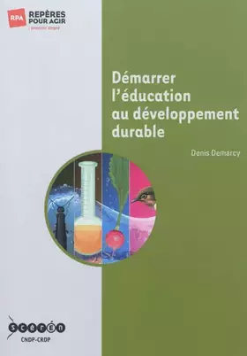 Couverture du produit · Démarrer l'éducation au développement durable