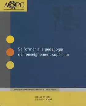 Couverture du produit · Se former à la pédagogie de l'enseignement supérieur