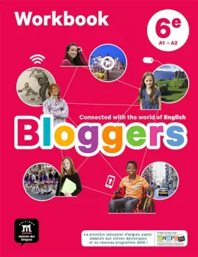 Couverture du produit · Bloggers 6e (A1-A2) - Workbook d'anglais