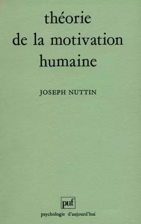 Couverture du produit · Théorie de la motivation humaine, 4e édition