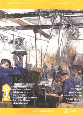 Couverture du produit · Le travail: Virgile, Les Géorgiques Simone Weil, La condition ouvrièreMichel Vinaver, Par-dessus bord