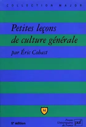 Couverture du produit · Petites leçons de culture générale