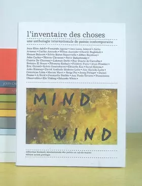 Couverture du produit · L'inventaire des choses: Une anthologie internationale de poésie contemporaine