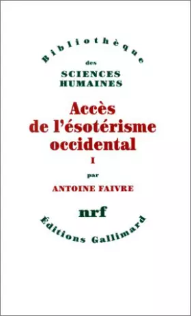 Couverture du produit · Accès de l'ésotérisme occidental (Tome 1)