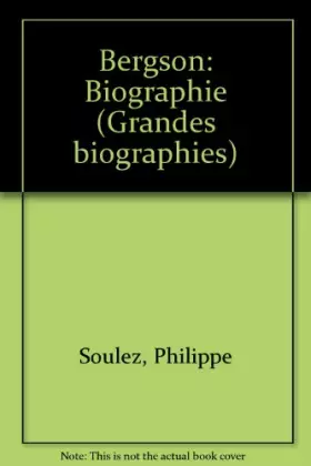 Couverture du produit · Henri Bergson, biographie