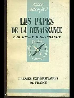 Couverture du produit · Les papes de la renaissance.