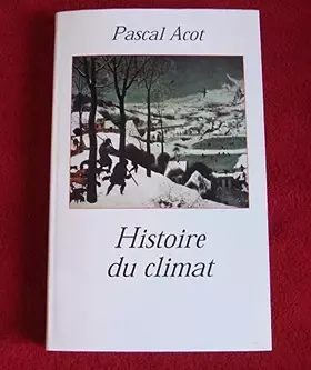 Couverture du produit · Histoire du climat