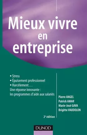 Couverture du produit · Mieux vivre en entreprise - 2e édition