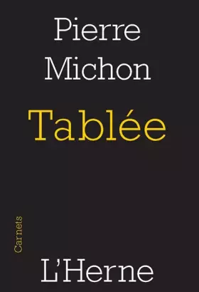 Couverture du produit · tablee