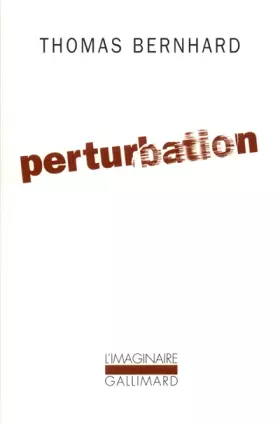 Couverture du produit · Perturbation