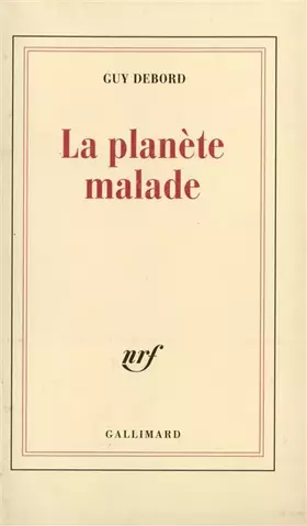 Couverture du produit · La planète malade