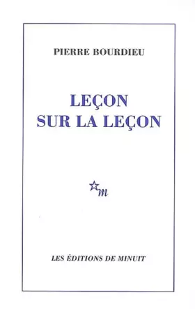 Couverture du produit · Leçon sur la leçon