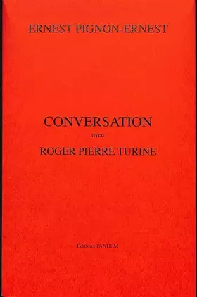 Couverture du produit · Conversation avec Ernest Pignon-Ernest