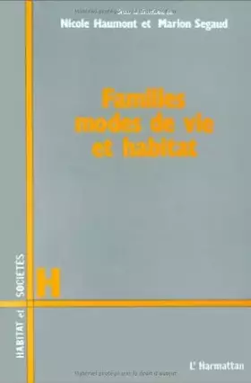 Couverture du produit · Familles, mode de vie et habitat