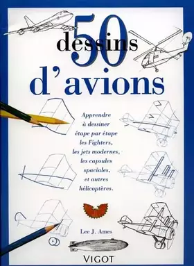 Couverture du produit · 50 dessins d'avions