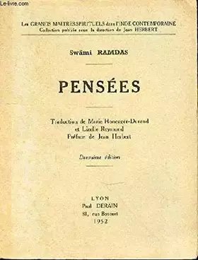 Couverture du produit · PENSEES