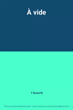 Couverture du produit · À vide