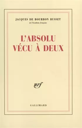 Couverture du produit · L'Absolu vécu à deux