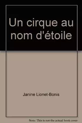 Couverture du produit · Un cirque au nom d'étoile