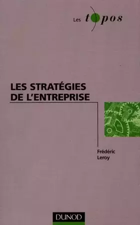 Couverture du produit · Les strategies de l'entreprise