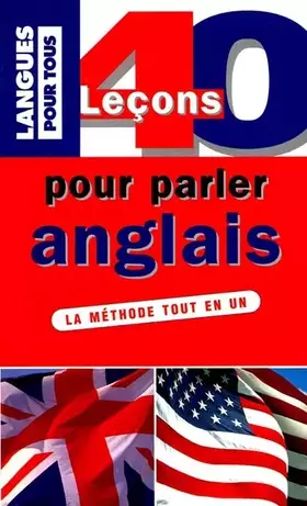 Couverture du produit · 40 LECONS POUR PARLER ANGLAIS  (ancienne édition)