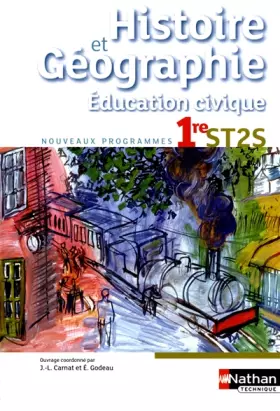 Couverture du produit · Histoire-Géographie - Education civique - 1re ST2S