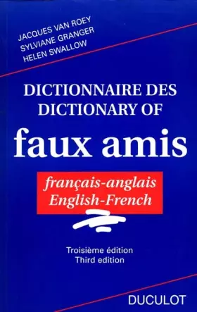 Couverture du produit · Dictionnaire des / Dictionary of faux amis. Français-Anglais - English-French