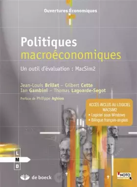 Couverture du produit · Politiques macroéconomiques