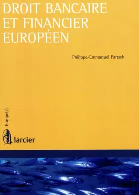 Couverture du produit · Droit bancaire et financier européen