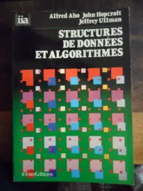 Couverture du produit · Structures de donnees et algorithmes