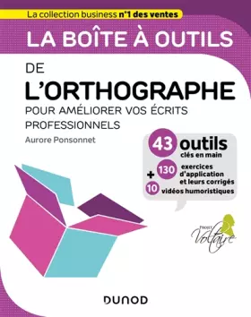 Couverture du produit · La boîte à outils de l'orthographe - Pour améliorer vos écrits professionnels: Pour améliorer vos écrits professionnels