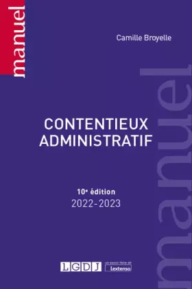 Couverture du produit · Contentieux administratif (2022-2023)