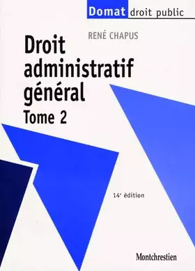 Couverture du produit · Droit administratif, volume 2