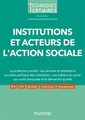 Couverture du produit · Institutions et acteurs de l'action sociale