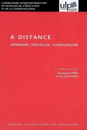 Couverture du produit · A distance : Apprendre, travailler, communiquer