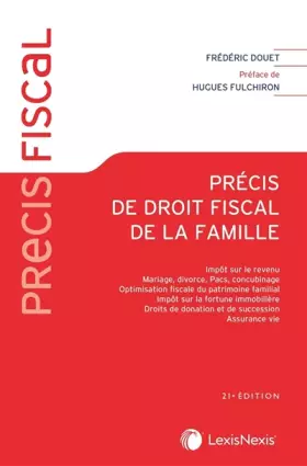 Couverture du produit · precis de droit fiscal de la famille