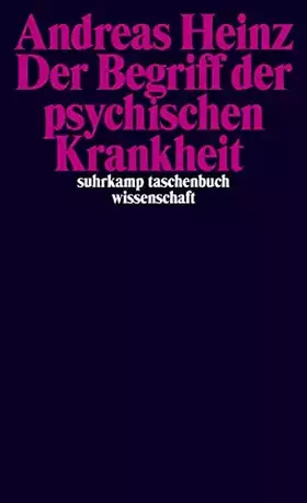 Couverture du produit · Der Begriff der psychischen Krankheit (suhrkamp taschenbuch wissenschaft)