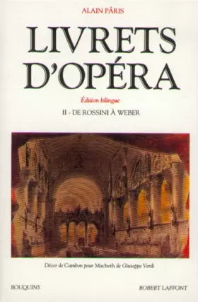Couverture du produit · Livrets d'opéra, tome 2 (édition bilingue)