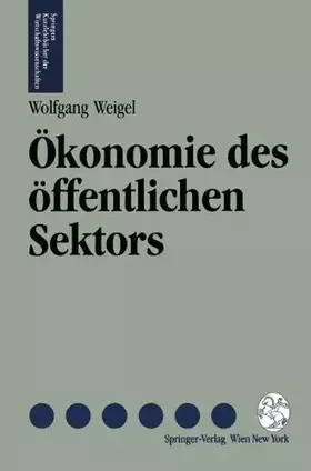 Couverture du produit · Ökonomie des öffentlichen Sektors: Eine Einführung in die Finanzwissenschaft